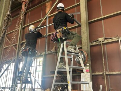 スポットクーラー設置工事