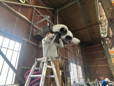 スポットクーラー設置工事