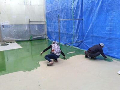食品工場 塗床工事