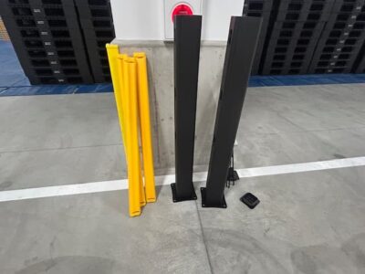 防護バリアの設置工事