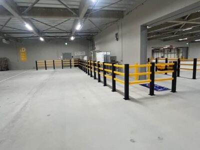 防護バリアの設置工事