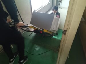 機械撤去作業